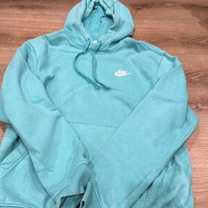 Teal green Nike hoodie